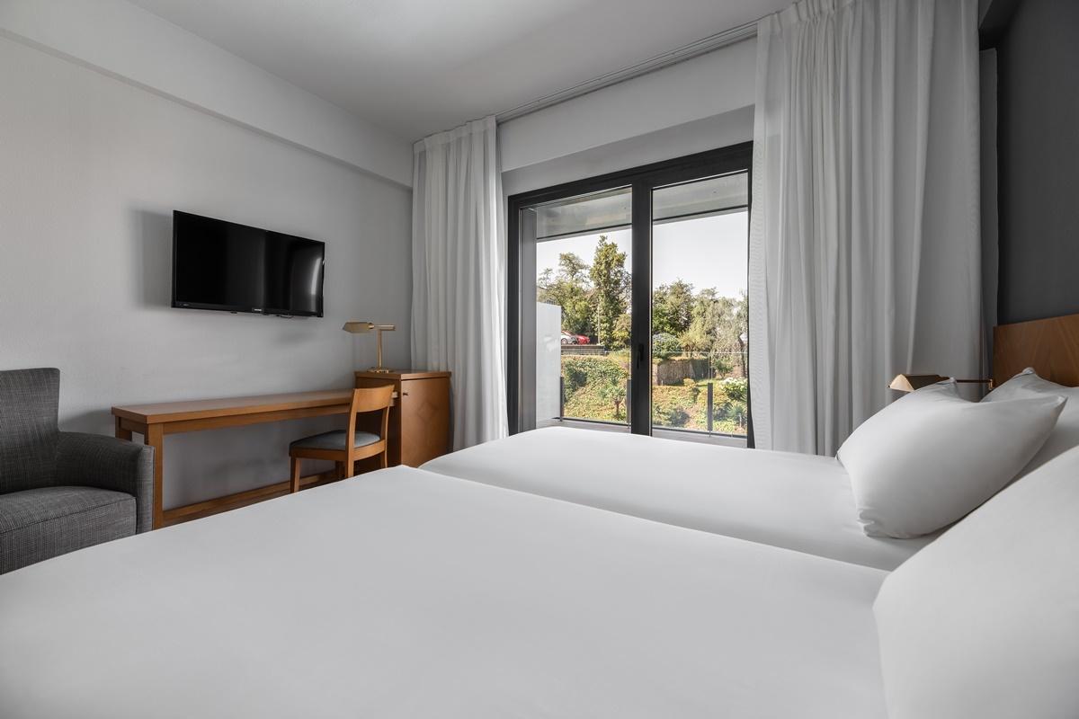 Hotel Hesperia Santiago Peregrino à Saint-Jacques-de-Compostelle Extérieur photo